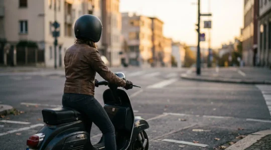 Situation d'urgence mobilité pour motard nécessitant solution de remplacement